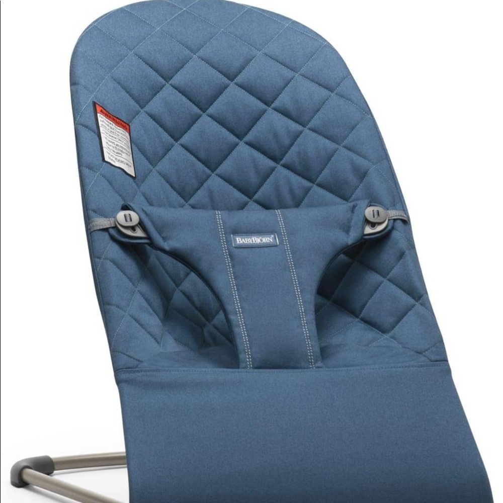 Baby Bjorn Bouncer Quilted Blue